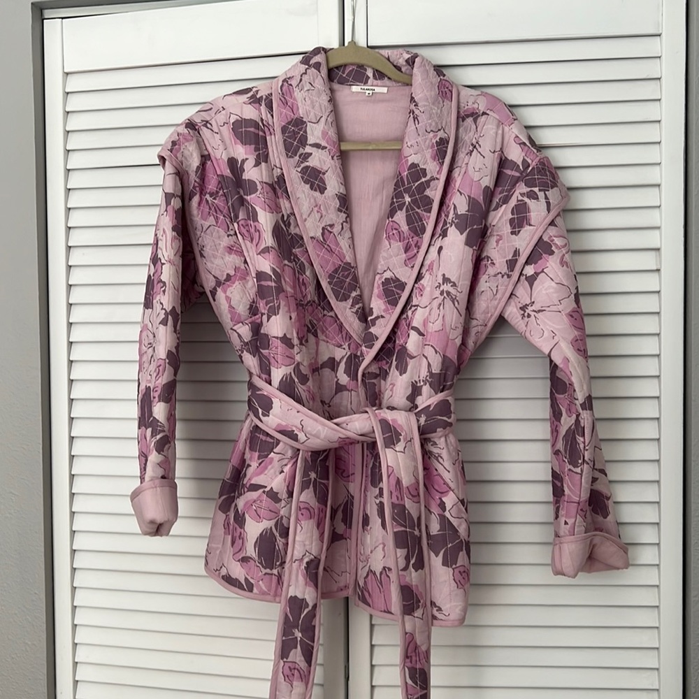 Tularosa Floral Print Quilted Jacket